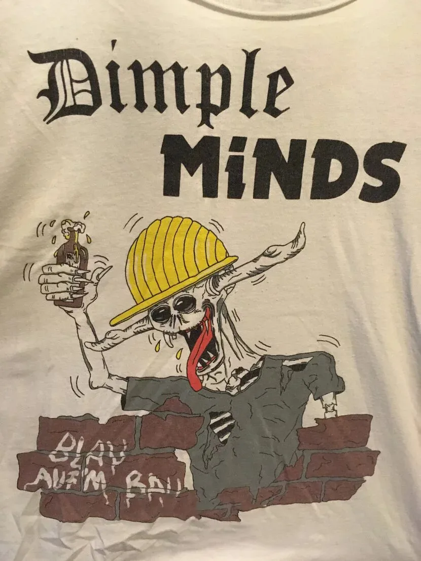 Vintage Dimple Minds Band Short Sleeve Music T-Shirt S-5XL Full Size ES068