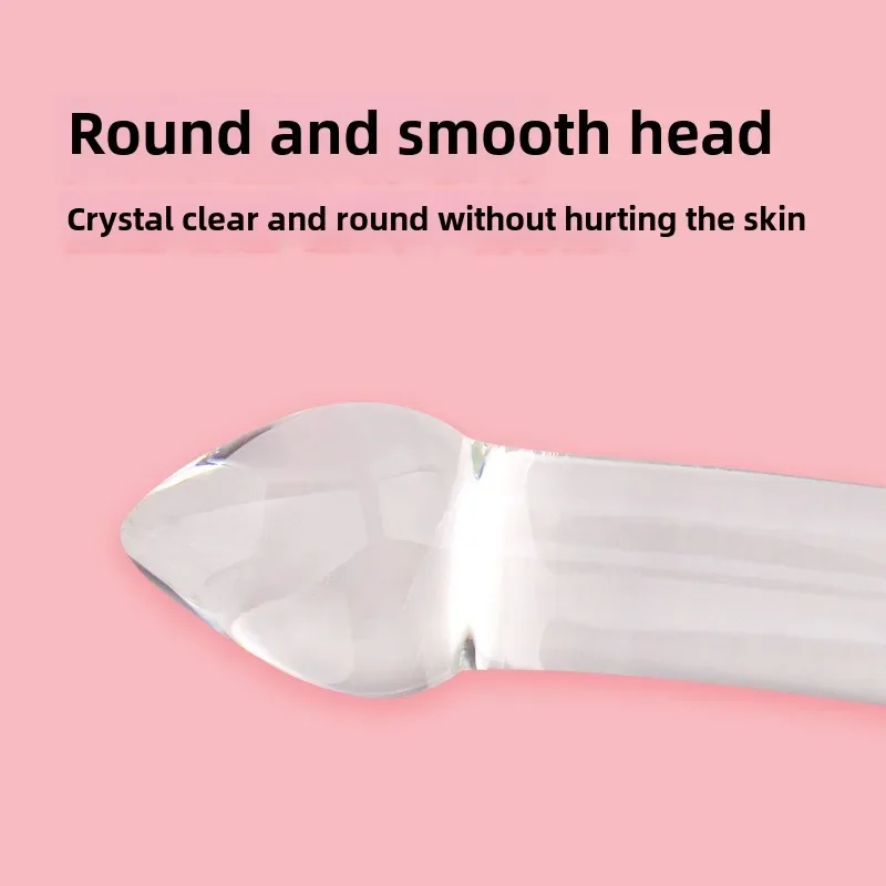 جديد على شكل قلب كريستال القضيب أواني الذكور الإناث عودة المحكمة المكونات الشرج سيلا حبة الاستمناء عصا الاحترار المنتجات الجنسية #3