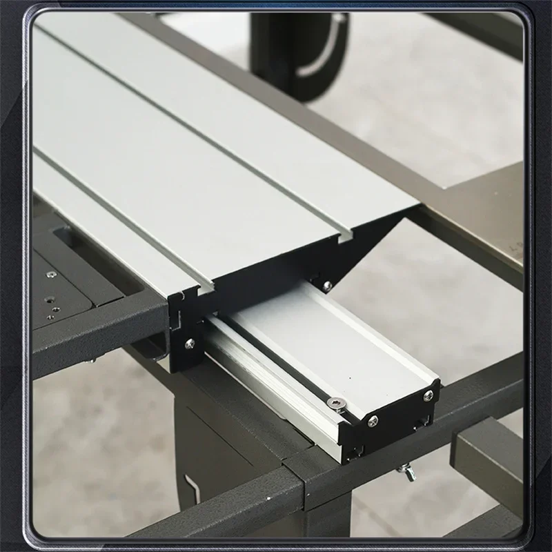 Nueva sierra deslizante de precisión, banco de trabajo para carpintería, sierra plegable multifunción, sierra de corte sin polvo, dedicada