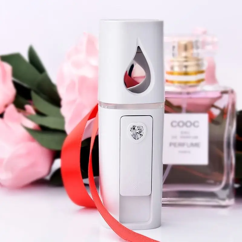 Mini Nano Mist Sprayer Cooler Facial Steamer Humidifier USB Rechargeable Face Moisturizing Nebulizer Beauty Skin Care Tools