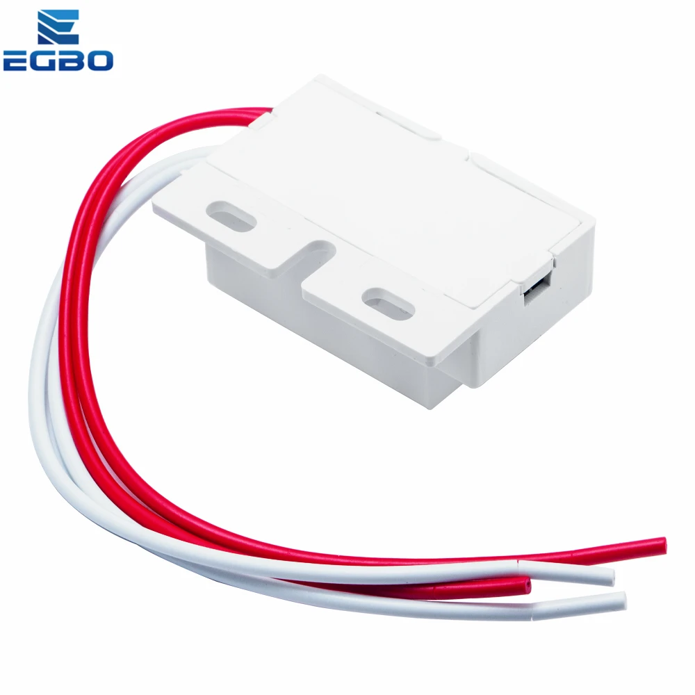 Interruptor de Sensor infrarrojo automático, módulo de Sensor de movimiento corporal de Radar de microondas PIR, ajustable para rango de distancia de tiempo, 220V CA 50Hz, 1 ~ 10 piezas