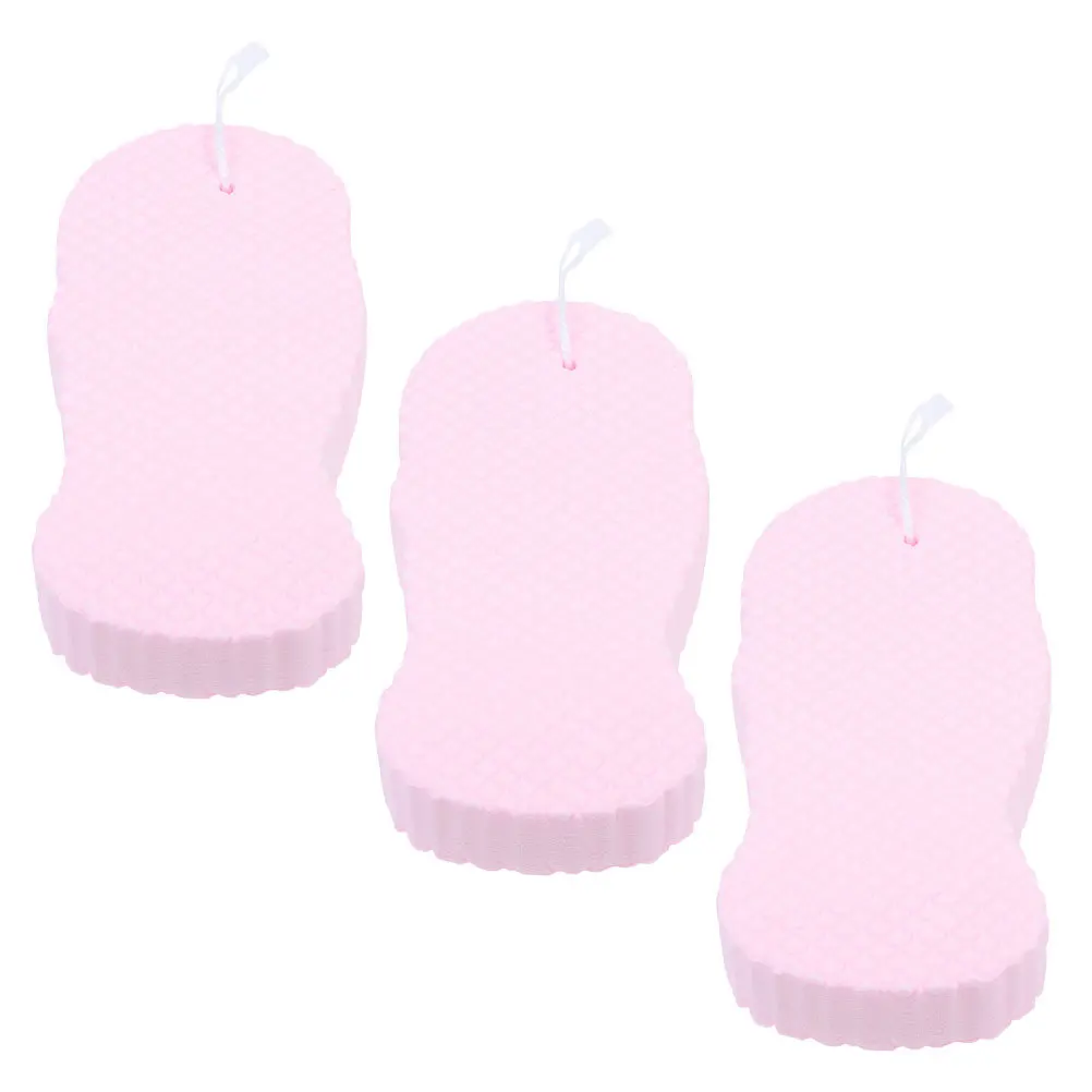 

3pcs Baby Bath Body Cleaning Scrubber For Infant Kids Lightweight Portable Shower Sponge Bathing Tool Supple Sponge For Daily