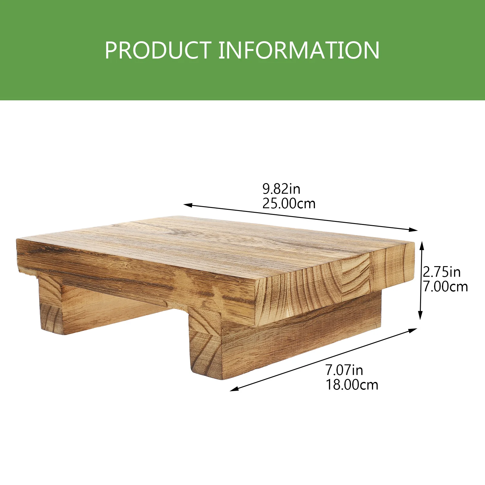 Small Wood Minimalist Wooden Step Stool For Home Office Bedroom Balcony Plant Stand Storage Rack Flowerpot Holder