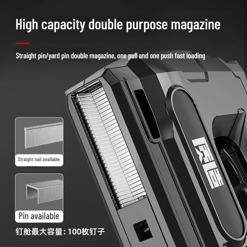 Xiaomi Lithium Battery Electric Nail Gun for Woodworking Electric Stapler Nail Tacker for Home Upholstery Renovation Power Tool