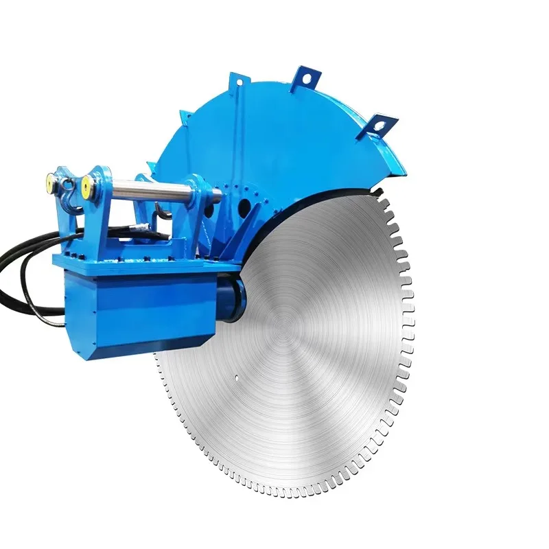 Stone Cutting Rock Saw High Precision Attachment For Construction Machinery Quarry Processing Project