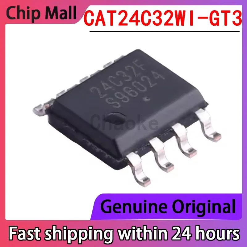 

10 шт. новый оригинальный пакет CAT24C32WI-GT3 SOIC-8 EEPROM последовательный 32-Kb I2C