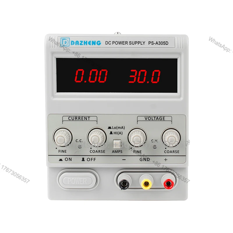 Series Linear Adjustable Variable DC Output Power Supply 0-30V 0-5A