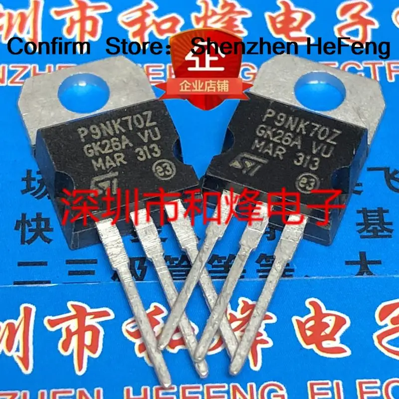 5PCS-10PCS P9NK70ZFP STP9NK70ZFP TO-220F 700V 7.5A   Original On Stock Quicky Shipping