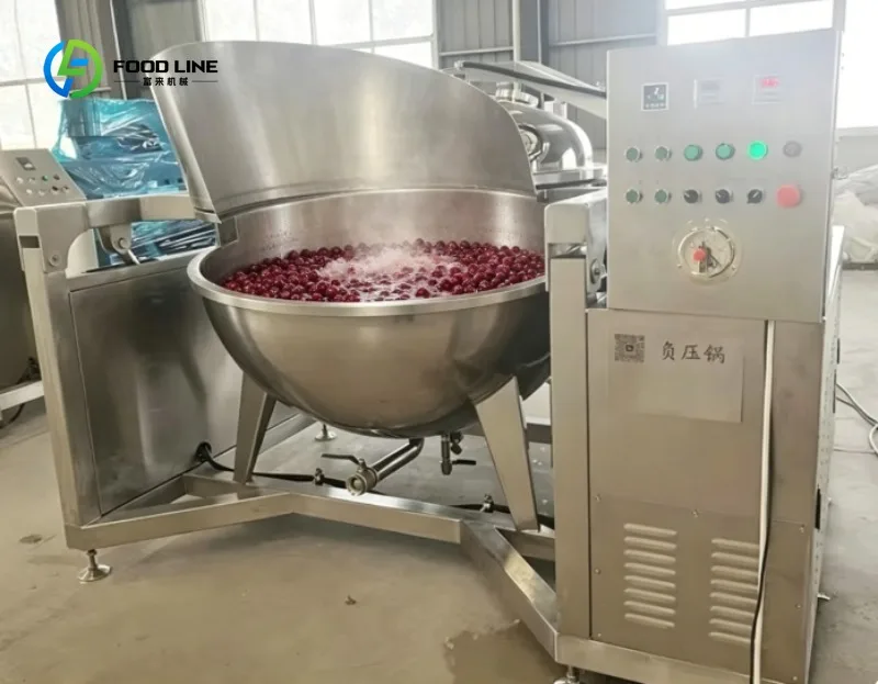 304 Stainless Steel Vacuum Sugar Infusion Tank Fruit Preserving Processing Machine