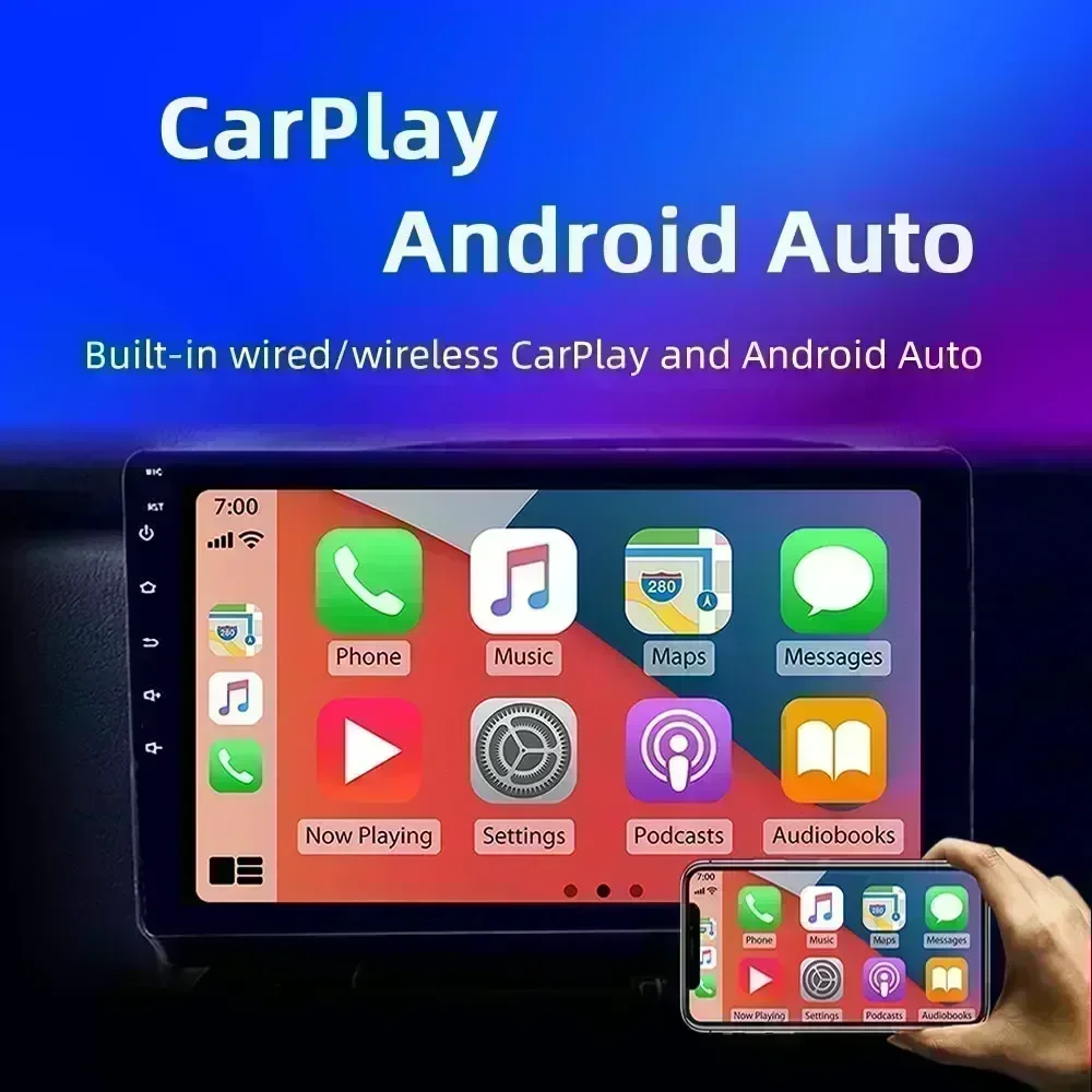 Lettore multimediale per Auto per KIA Rio 2017-2020,Carplay,Android Auto,Radio,Video, navigazione, GPS, Stereo DVD, unità principale, DSP,ADAS,AM,BT5