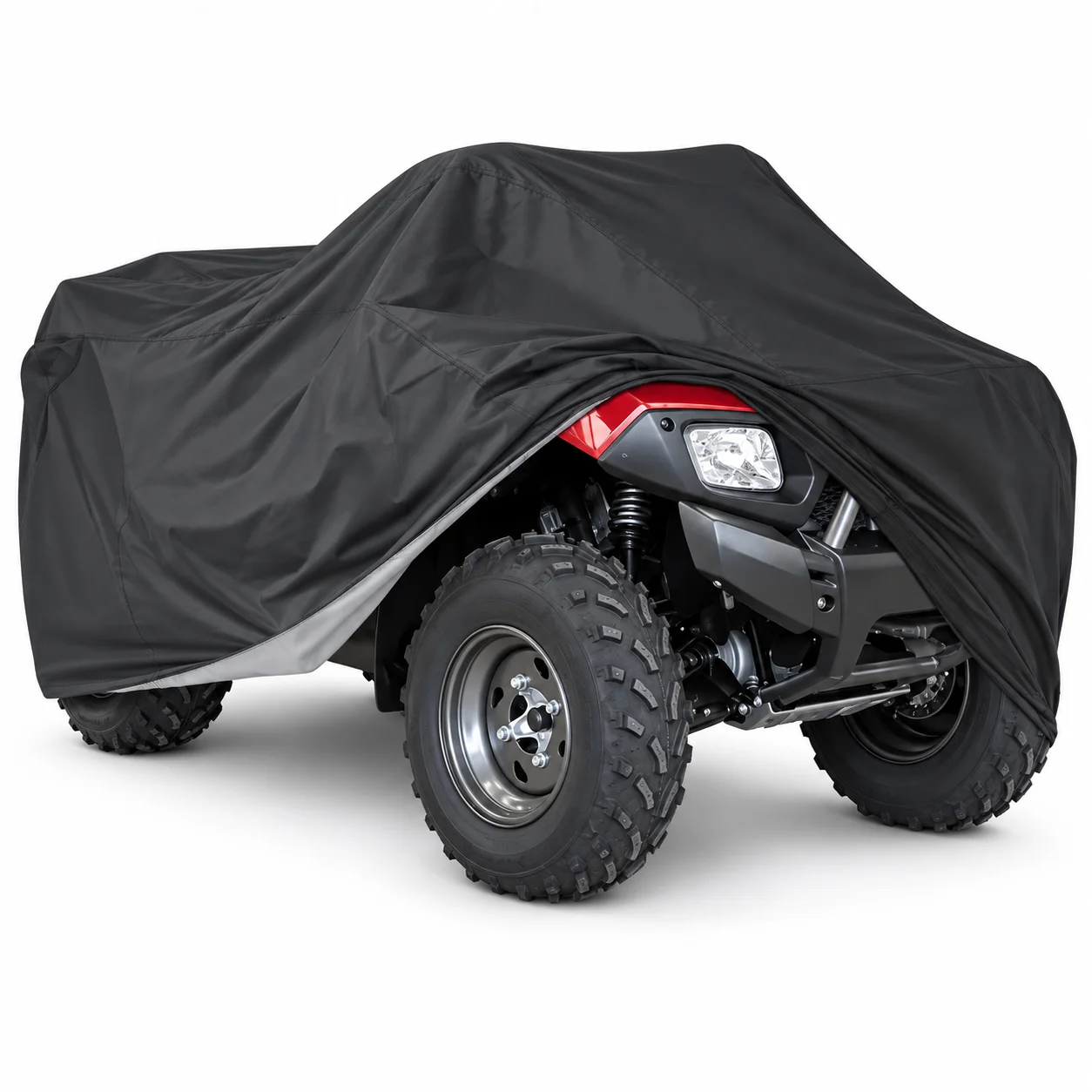 ATV Cover 190T Oxford Fabric Waterproof Dustproof All Weather Protector for Motorcycle Scooter Bicycle Quad Bike Outdoor Storage