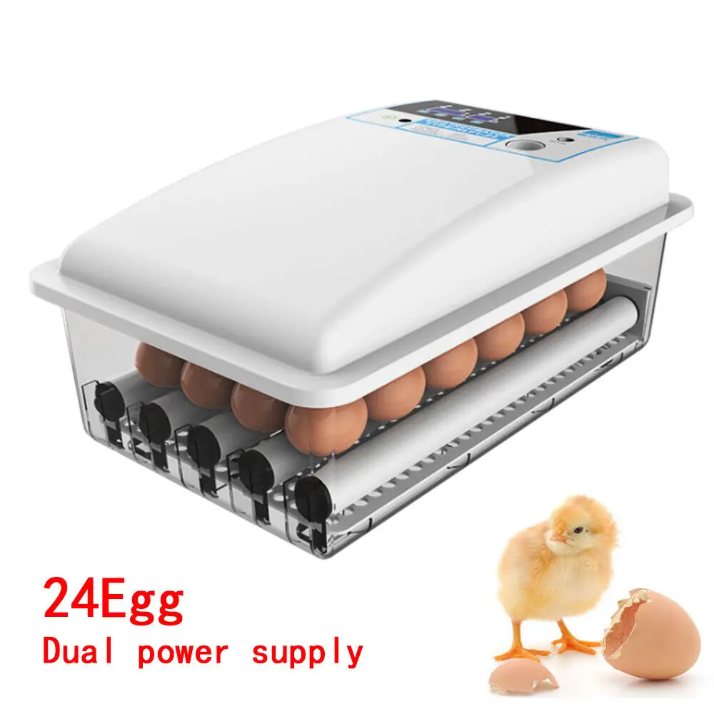 Digital Electric Eggs Incubator Hatch Chicken Duck Egg Poultry Quail Turkey Poultry Eggs Incubation Auto-Turning