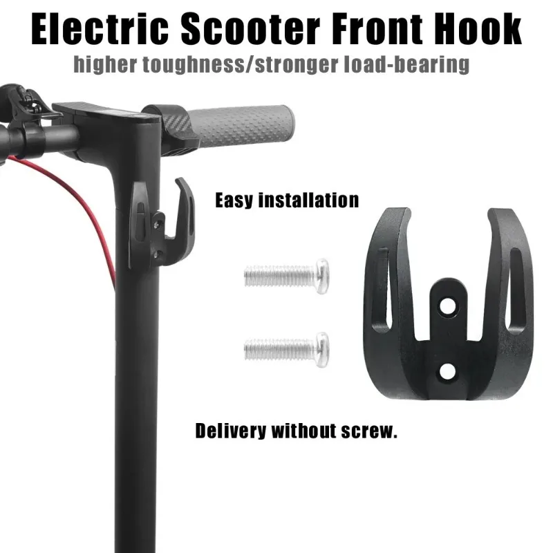 Electric Scooter Front Hook for Xiaomi M365 Scooter Skateboard Storage Tools Load-bearing Nylon Double Hook Scooter Accessories