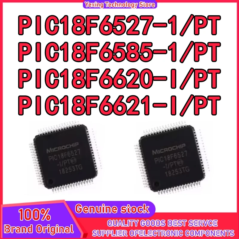 

PIC18F6527-I/PT PIC18F6585-I PT PIC18F6620-I PT PIC18F6621-I PT PIC18F6527 PIC18F6585 PIC18F6620 PIC18F6621 MCU IC Chip TQFP-64