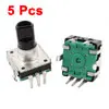 UXCELL 5pcs/lot 24 Posistion 12 Pulses 5 Terminal 6mm Shaft Rotary Encoder Switch Potentiometer for DVD Player Audio Equipments