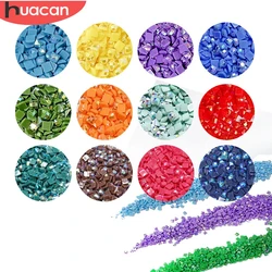 HUACAN AB Square Drill Embroidery Color Rhinestone Diamond Painting Sale Mosaic Stones Resin Electroplating Gift Making