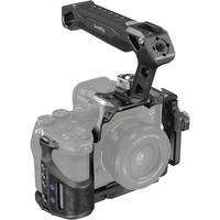 SmallRig A7 IV Cage With Top Handle And Clamp For Cable Basic Kit For Sony Alpha 7R V/Alpha 7 IV/Alpha 7S III - 3708