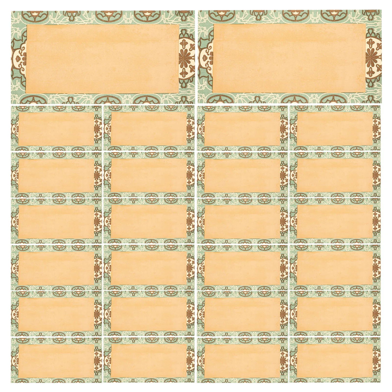 40 Sheets Vintage Rice Paper Vivid Art Xuan Printing Professional Calligraphy Chinese Practice for Storage Box