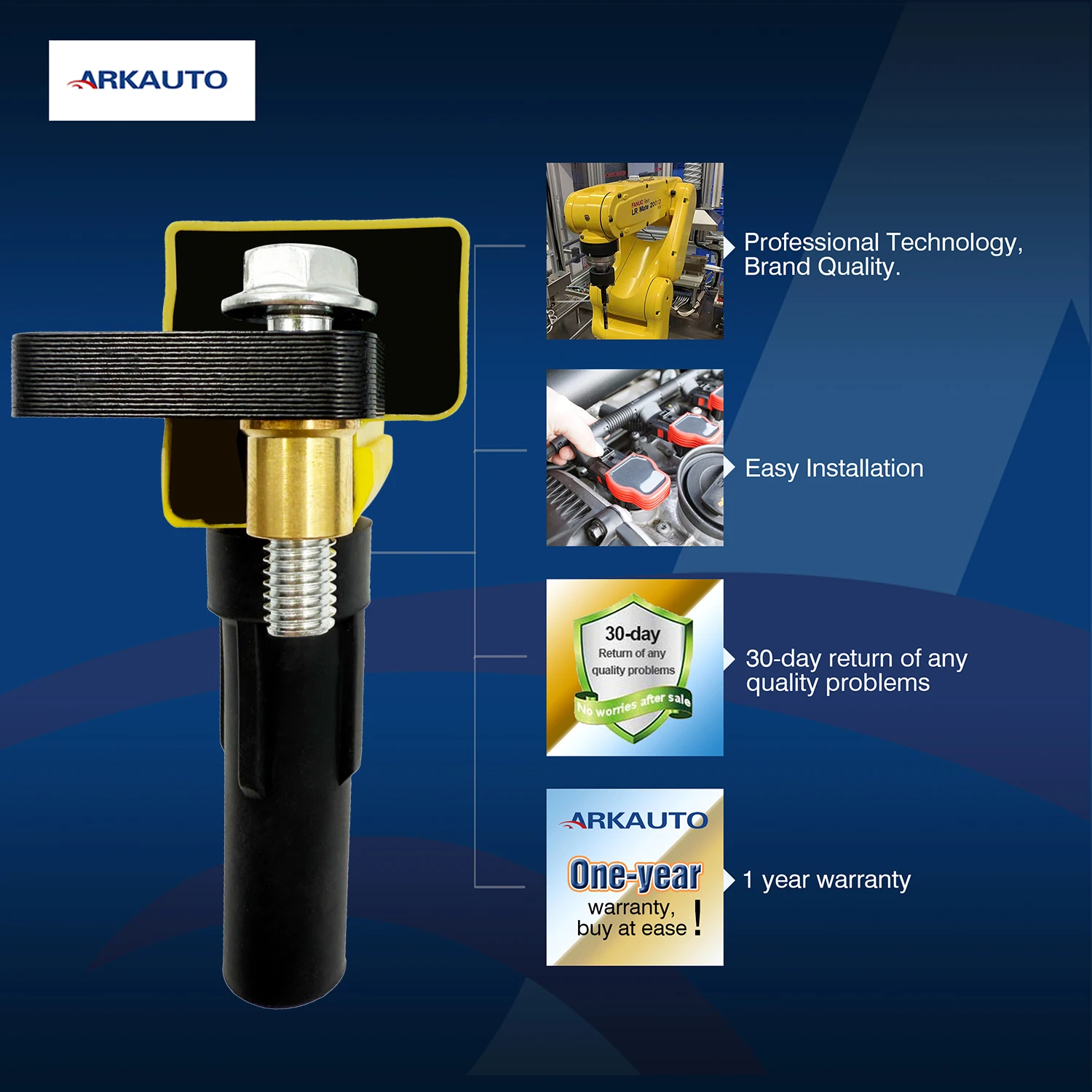 6 قطعة ARKAUTO أداء ملف الإشعال حزم 22433-AA441 UF287 لسوبارو B9 تريبيكا 3.0 3.6 EZ30 EZ36 ليجاسي Outback Tribeca #6