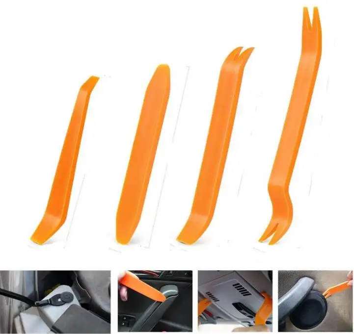 

200set 4pcs/set Portable Radio Panel Door Clip Panel Trim Dash Audio Removal Installer Kit Repair Tool Hand Tools SN4064