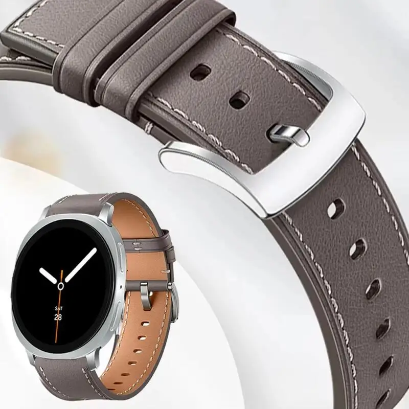 Lederarmband für Samsung Galaxy Watch 8 Classic 46mm/8 40mm 44mm Armband für Samsung Watch Ultra/Ultra 2025 Zubehör