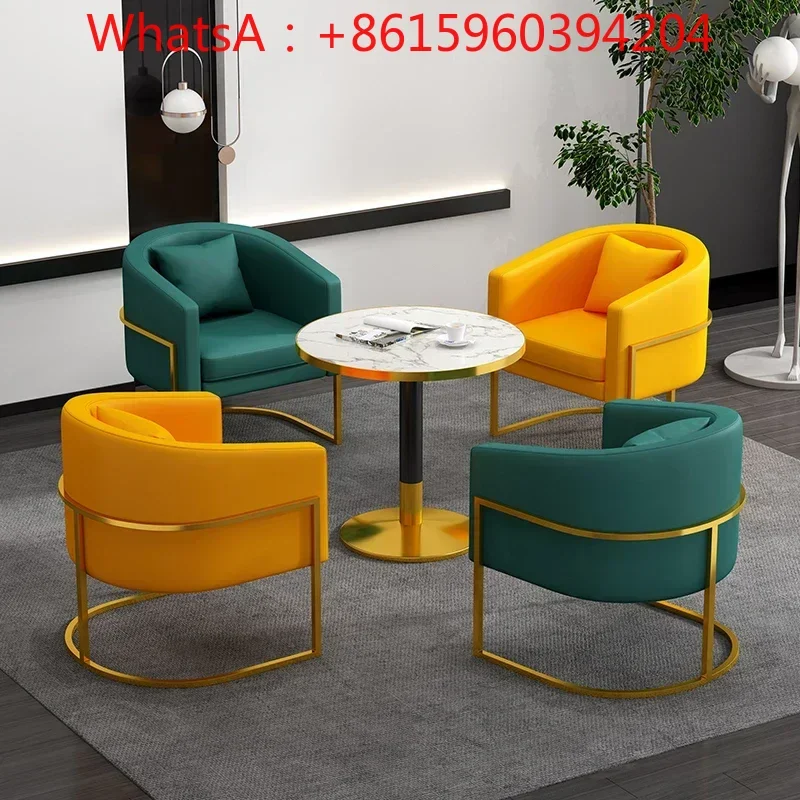 Netred Nordic coffee shop, milk tea shop, lounge area, sofa combination, card seat, hotel reception area, Tieyi sofa