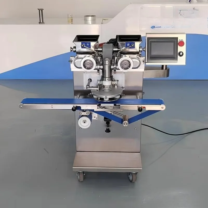 Patent Triple Hopper Flow Core Encrusting Machine 220V 1700W Save Dough Save Filling for Commercial Bakery Line Customized