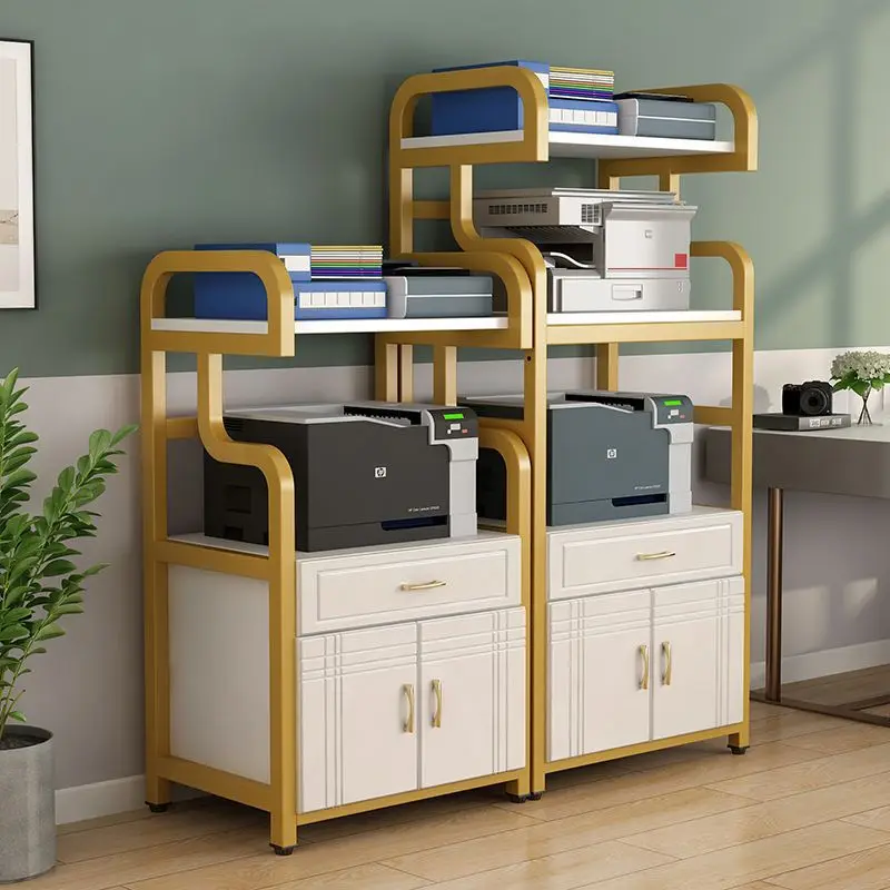 Printer shelf Multi-layer storage Simple modern mobile floor-to-ceiling office
