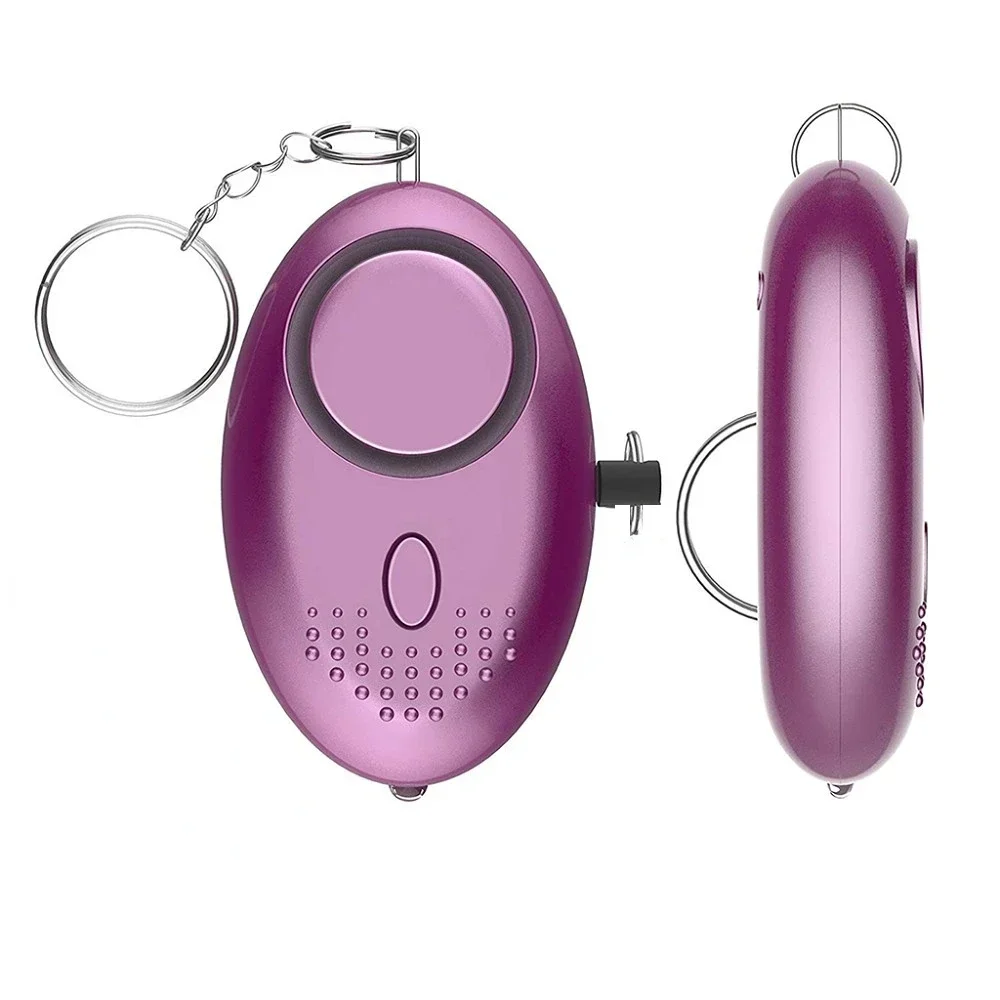 1-3pcs Personal Alarm With LED Light 130DB Anti Lost Wolf Self-Defense Safety Attack Emergency Alarms For Women Kids Elder