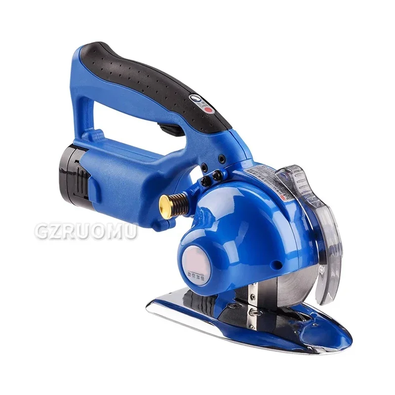 

150W Fabric Cutter 5-Speed Cordless Electric Rotary Fabric Cutting Machine 1.1" Cutting Thickness Octagonal Knife