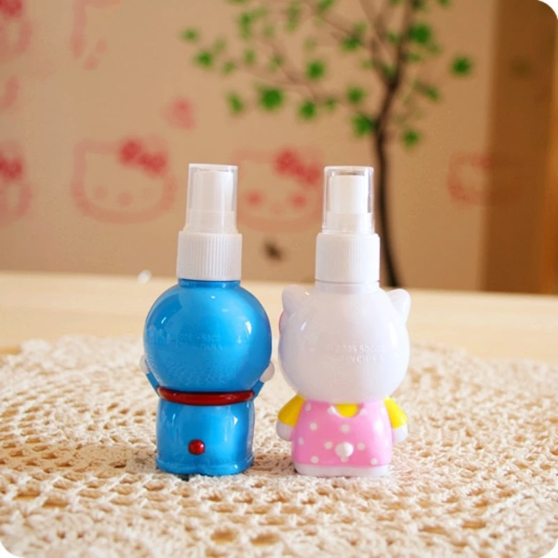 Doraemon Anime Cartoon Cute Anime Small Spray Bottle Lotion Bottle Toner Portable Spray Bottle Birthday Gift for Boys and Girls