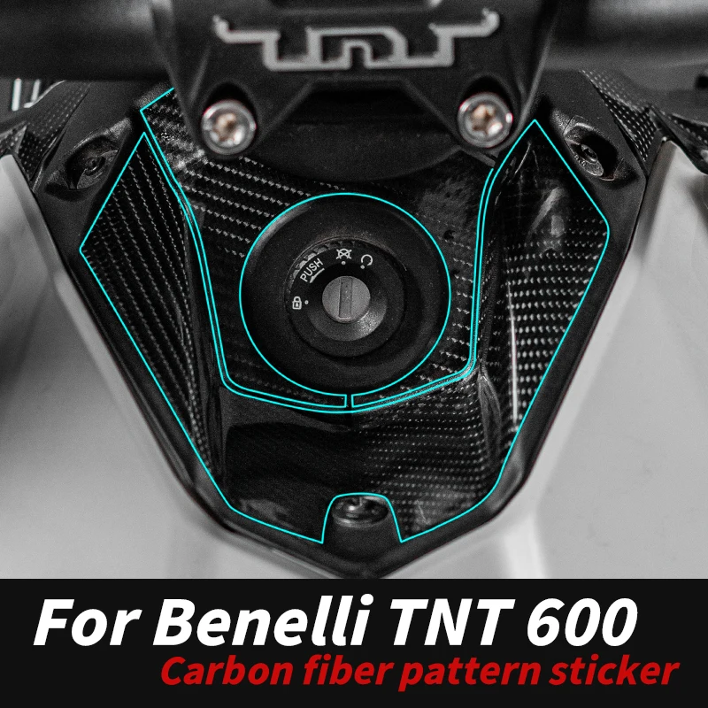 

Подходит для Benelli TNT600, защитная наклейка из углеродного волокна, прочный водонепроницаемый клей 3 м, декоративные детали мода