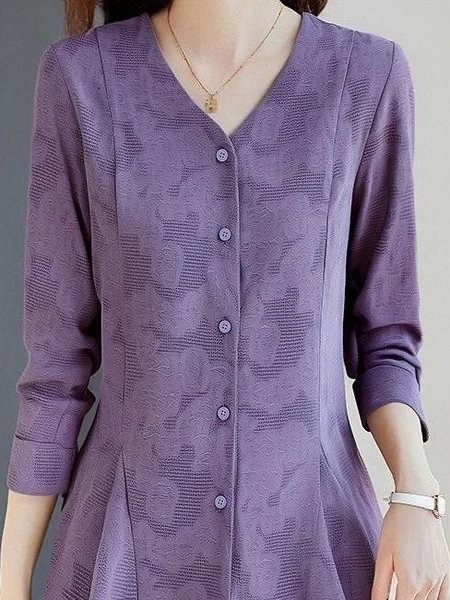 

Модная женская блузка из чистого хлопка с вышивкой, длинный рукав, весна-осень, большие размеры, дышащая, для повседневной носки