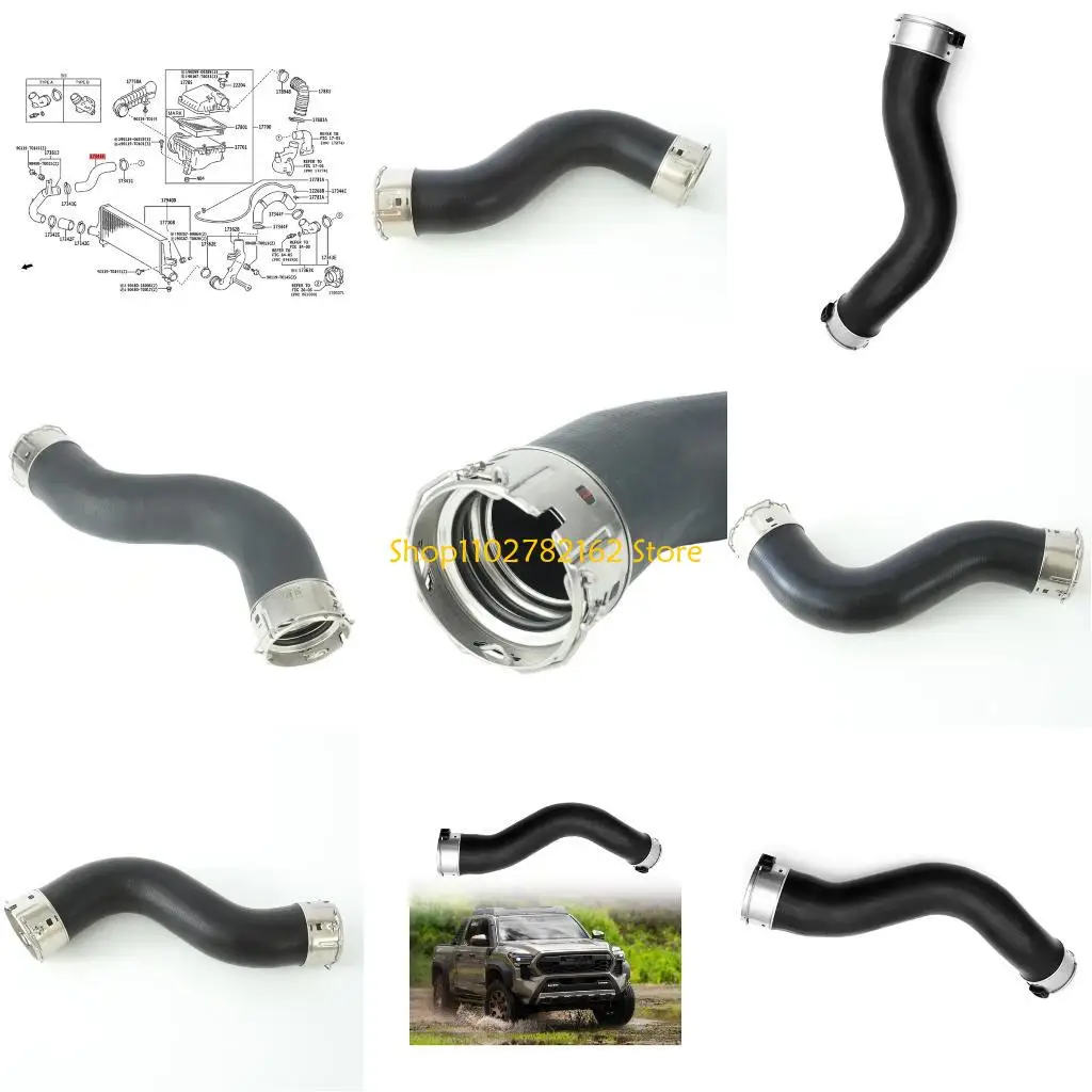 

547B Intercooler Piping Turbos Pipe Turbocharger Hose 17341-0E021 17341-0E022