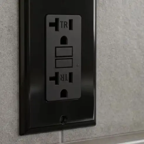 Self Testing For GFCI Wall Outlet 20A 125V For NEMA 5-15R Tamper Resistant Ground Fault Circuit Interrupter Receptacle For Home