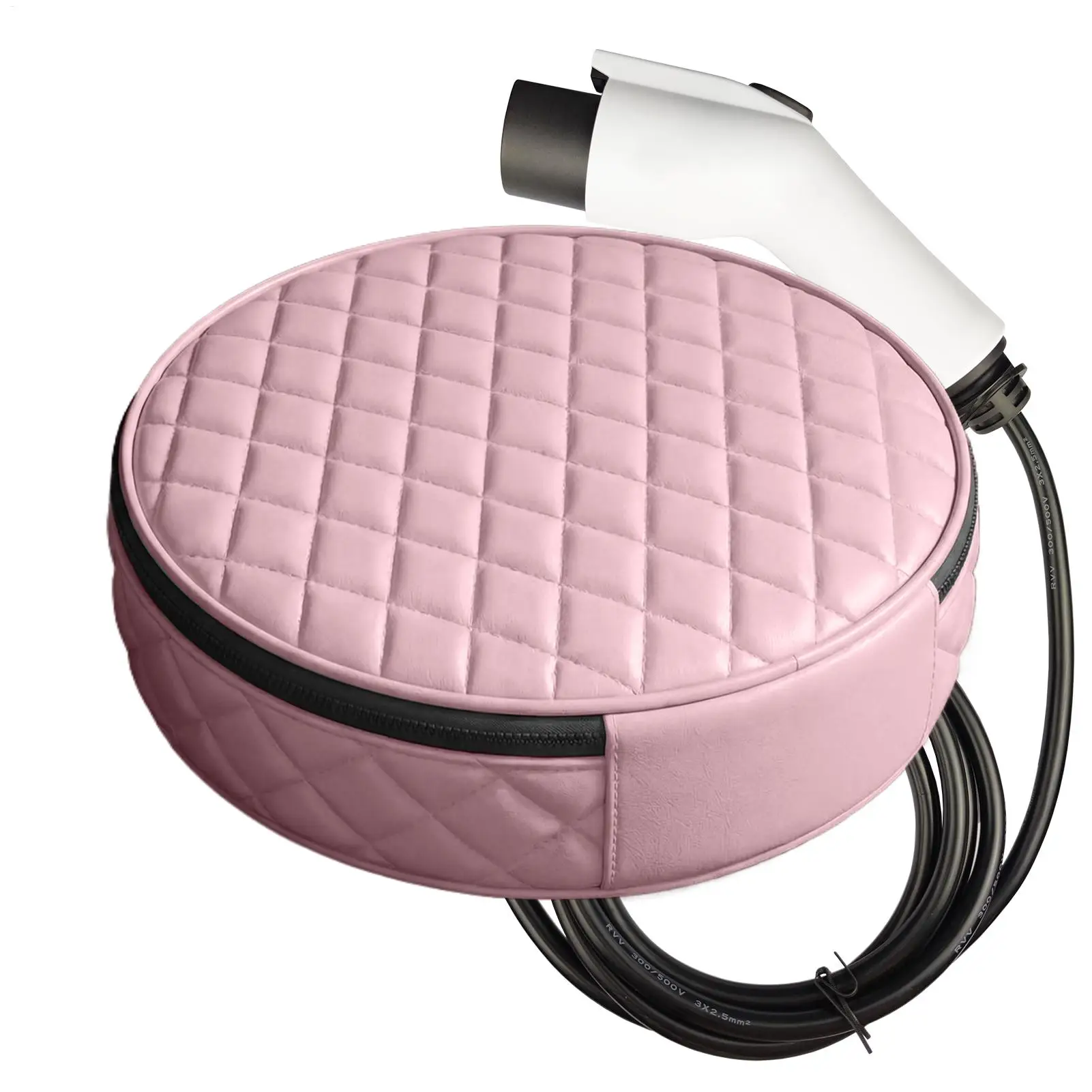 EV Charging Cable Bag Waterproof Container Electric Vehicle Charger Cord Bag For Garage Boot Commuting Camping Adventure City
