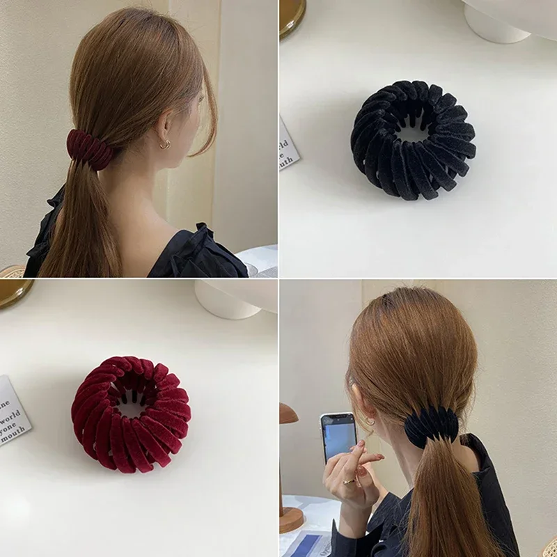 New Women Fashion Hair Claw Simple personality Hair Clip Hair Accessories Girl Ponytail Bird Nest Headbands Female Headwear