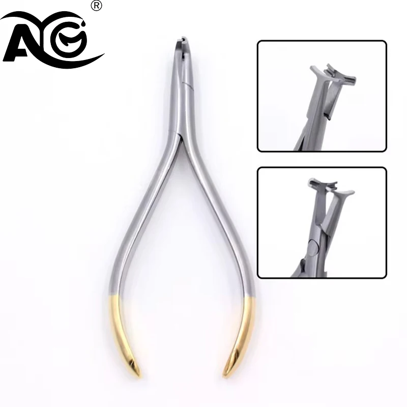 

AG 1Pcs Dental Distal End Bending Plier Dental Archwire Cinch Back Pliers Dentistry Orthodontic Arch Wire Bender Forceps