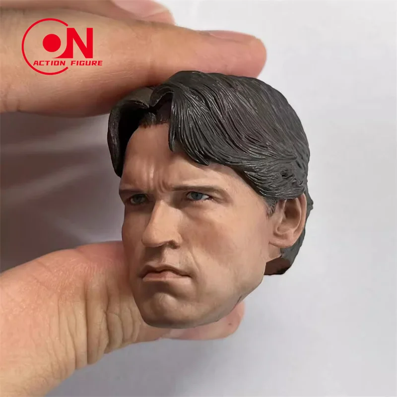 1/6 1/12 Skala Arnold T800 Schwarzenegger Kopf Sculpt Kopf Carving Modell Fit Männliche Soldat Action Figur Körper