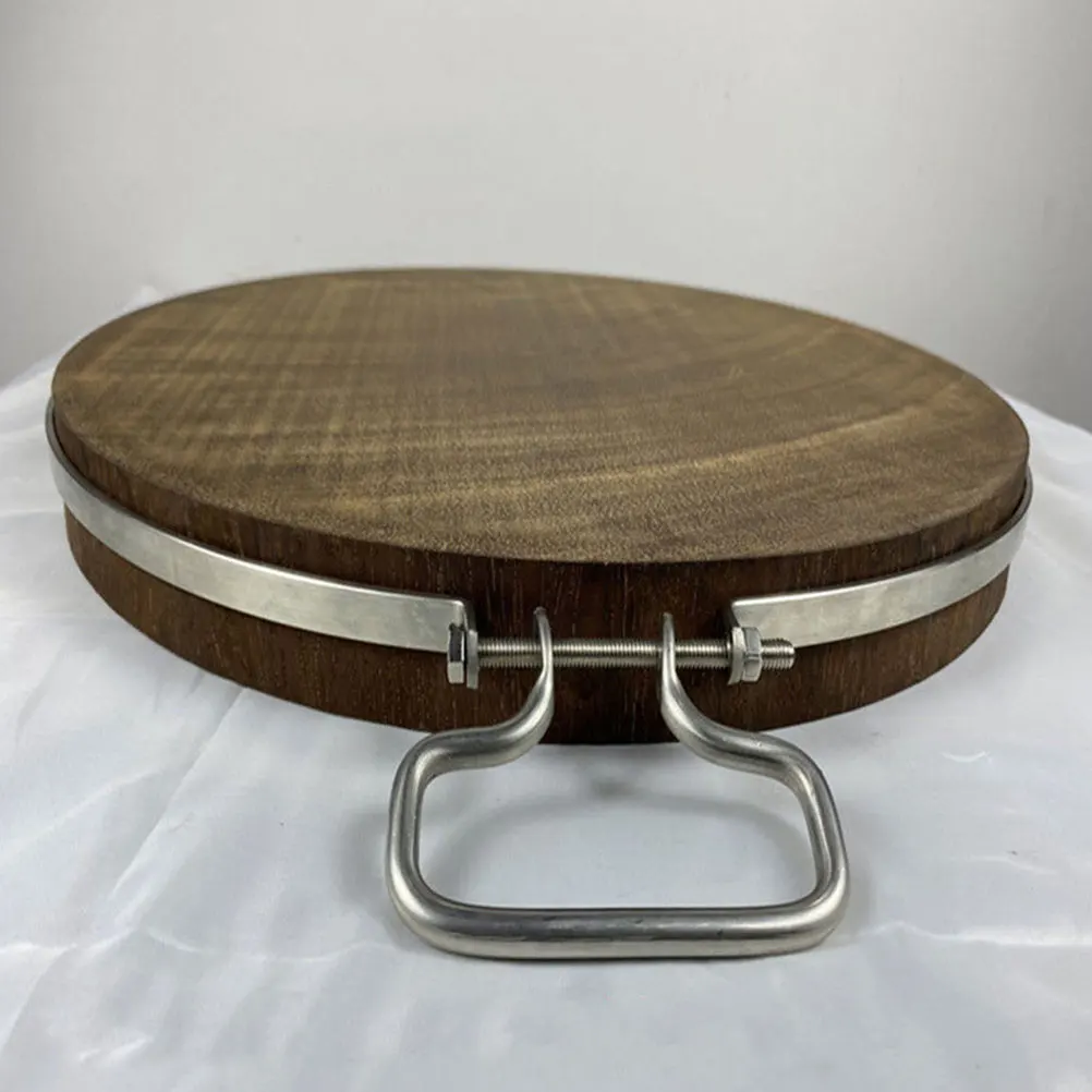 

Stainless Steel Round Hoop Cutting Anti-Crack Fixing Ring Kitchen Tool Metal Chopping Board Accessory Cooking Board Frame