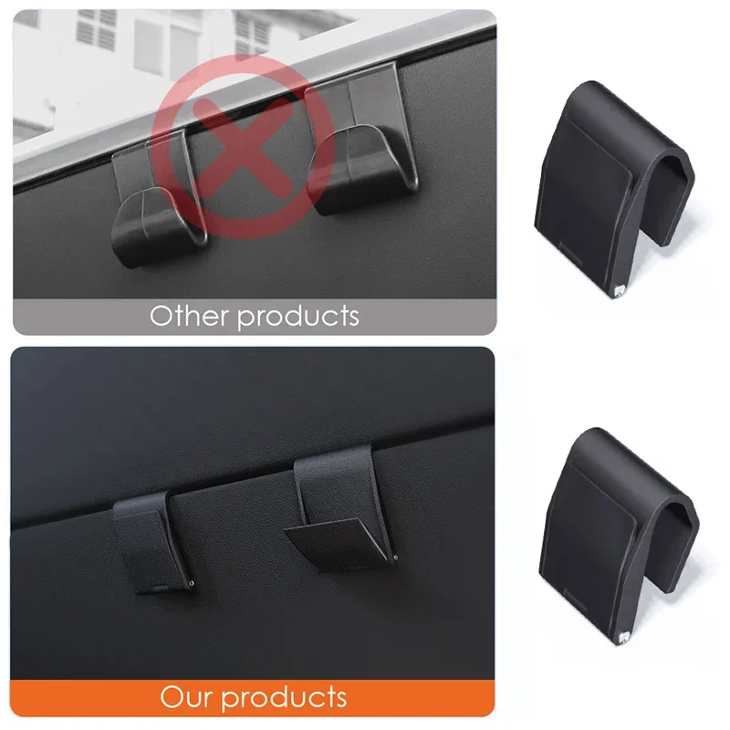 Glove Box Hidden Hook for Tesla Model 3 Highland 2024 Accessories Auto Fastener Clip Storage Invisible Foldable Glove Box Hook