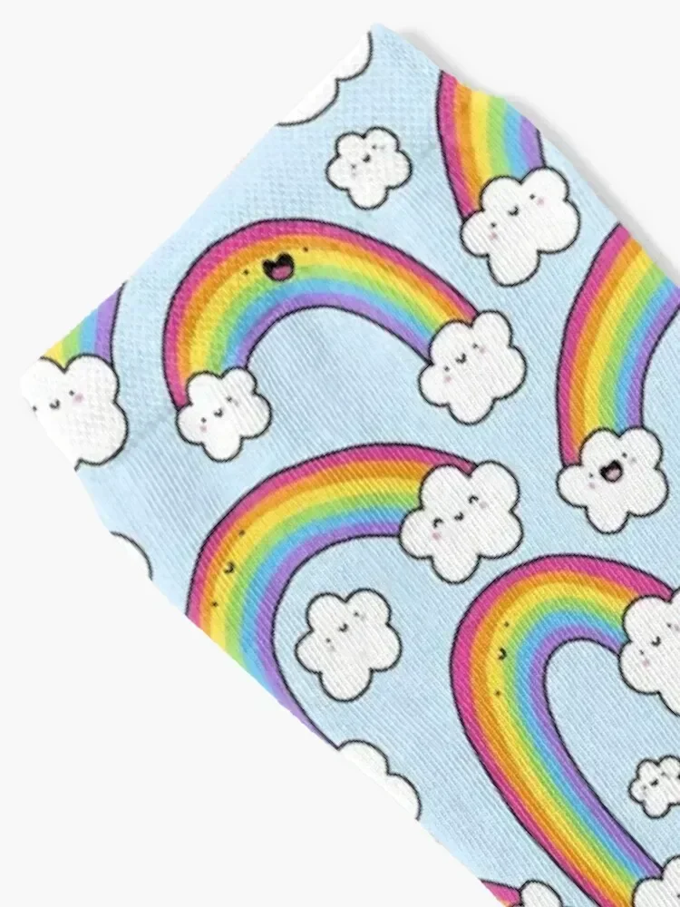 Rainbows Everywhere! Socks Christmas cute funny sock Men's Socks Women's