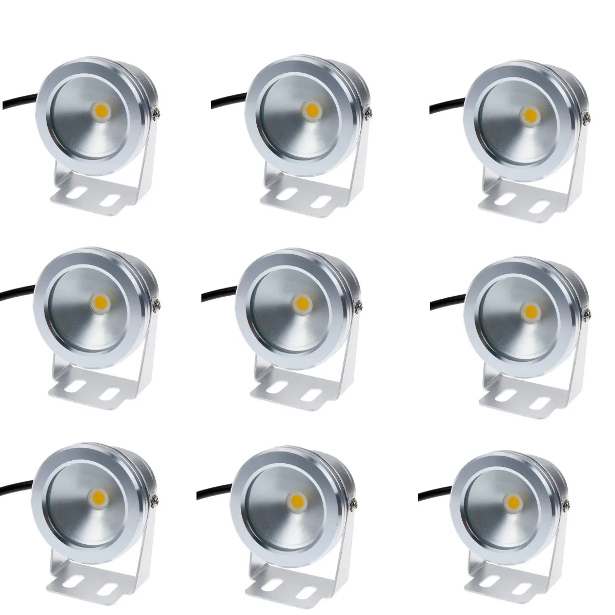 

Wholesale Price 10pcs/lot 10W LED Swimming Pool Light Underwater Waterproof IP65 Landscape Lamp Warm/Cold White AC/DC 12V 900LM