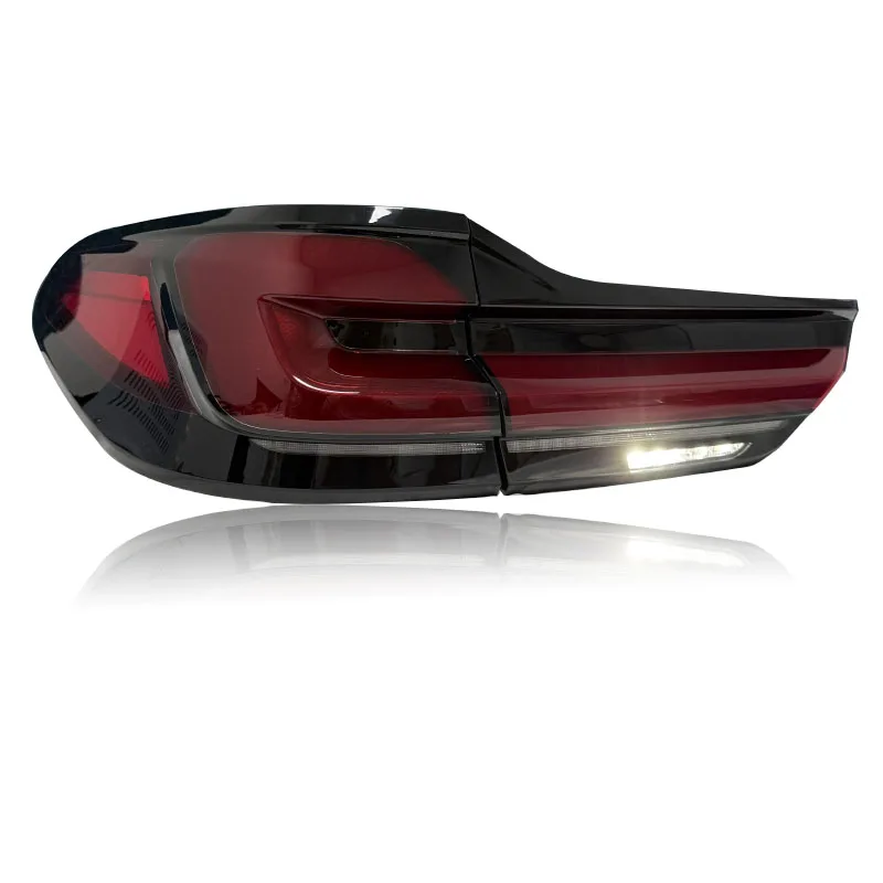 لسيارات BMW G31 مجموعة الضوء الخلفي 5 سلسلة 2017-2023 تمت ترقيتها إلى Lci G31 نمط المصابيح الخلفية LED عالية الجودة #4