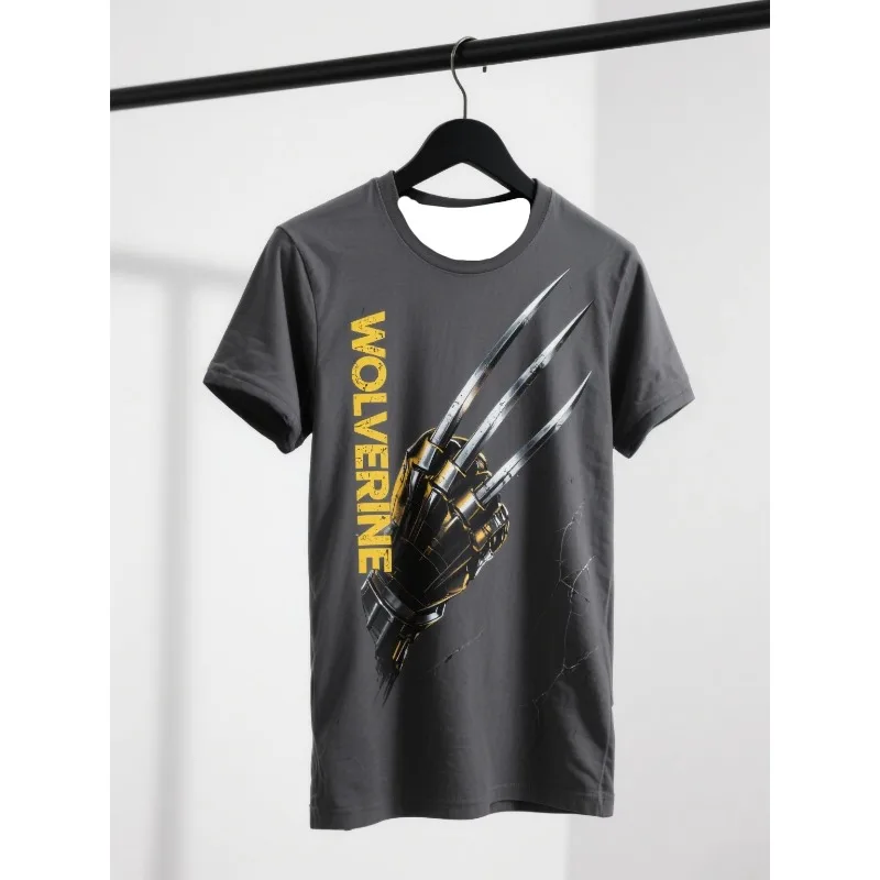 

MOTO-Fast — Футболка для сушки для взрослых, 3D — дизайн с яркими когтями Росомахи