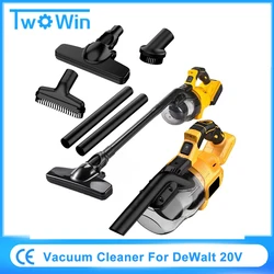 Cordless Handheld Electric Vacuum Cleaner 400W 5 in 1 Rechargeable Cleaning Tool for Home Car Pet Hair For DeWalt 20V