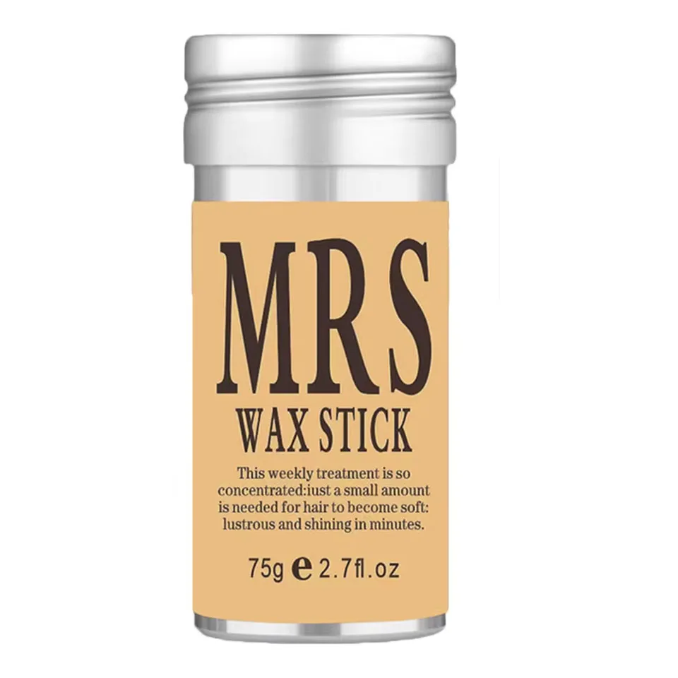 Восковая палочка для волос для парика Профессиональная восковая палочка для волос Гель-крем Нежирный стиль Восковая палочка для волос для мужчин и женщин Артефакт сломанных волос