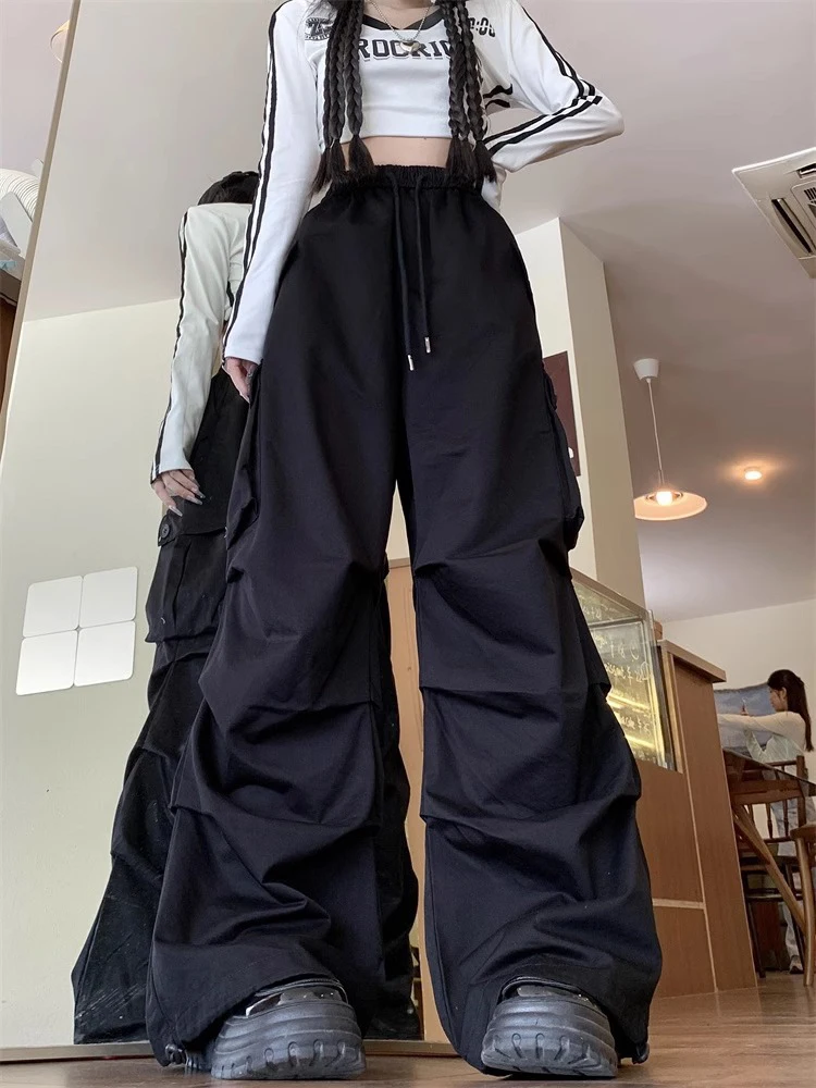 

Брюки-карго женские уличные осенние полиэстеровые минималистичные лаконичные базовые простые минимализм легкие удобные удобные гостиная для отдыха