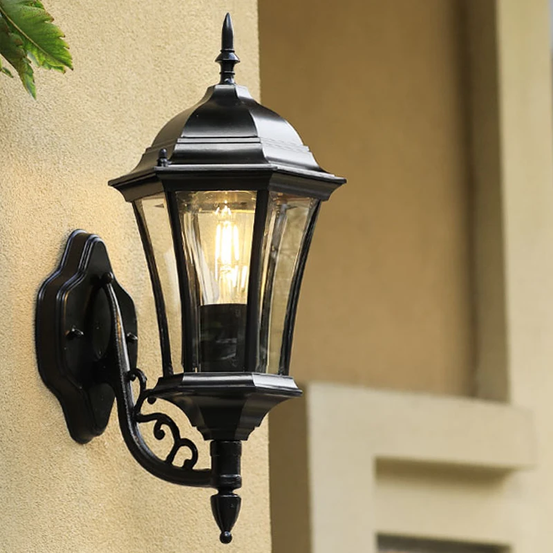 Outdoor Waterproof Wall Lamp Outdoor Villa Corridor Exterior Wall Garden Aisle Simple Balcony Door