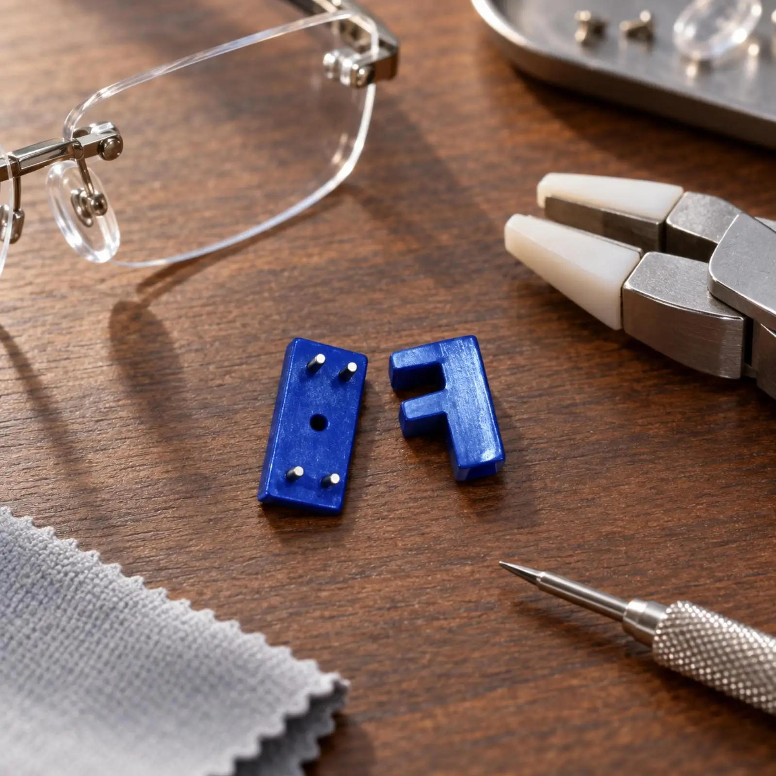 Eyewear Repair Frame Adjustment Pliers Plastic Hand Tool for Glasses Accessory Installation and Removal Tasks